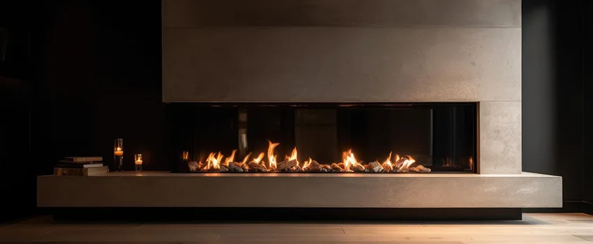 Gas Fireplace Ember Bed Design Services in Morgan Hill, California