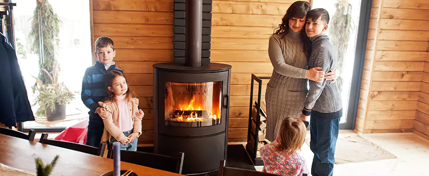 Morso Cast Iron Fireplace Insert Installation in Morgan Hill, California