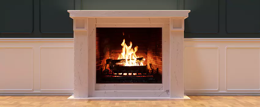 Open Flame Wood-Burning Fireplace Installation Services in Morgan Hill, California