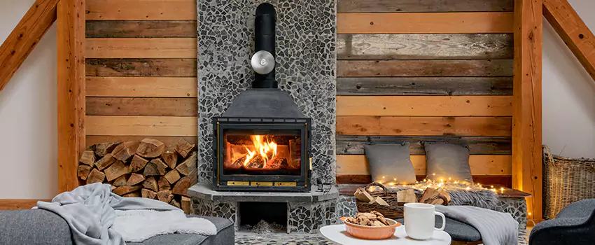 Thelin Hearth Products Direct Vent Gas Stove Fireplace Inspection in Morgan Hill, California